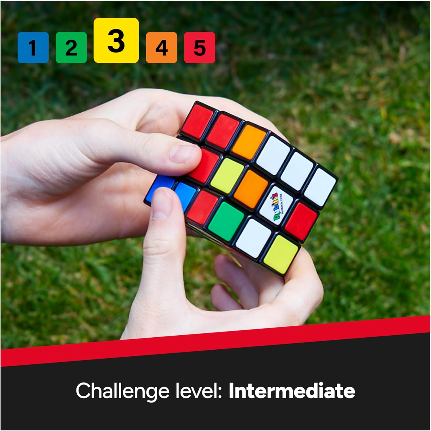 Rubik's Cube, The Original 3x3 Cube, Problem-Solving Brain Teaser, Color-Matching Puzzle, Fidget Toy, Sensory Puzzle, for Ages 8 & Up The Original Rubik's Cube 3x3