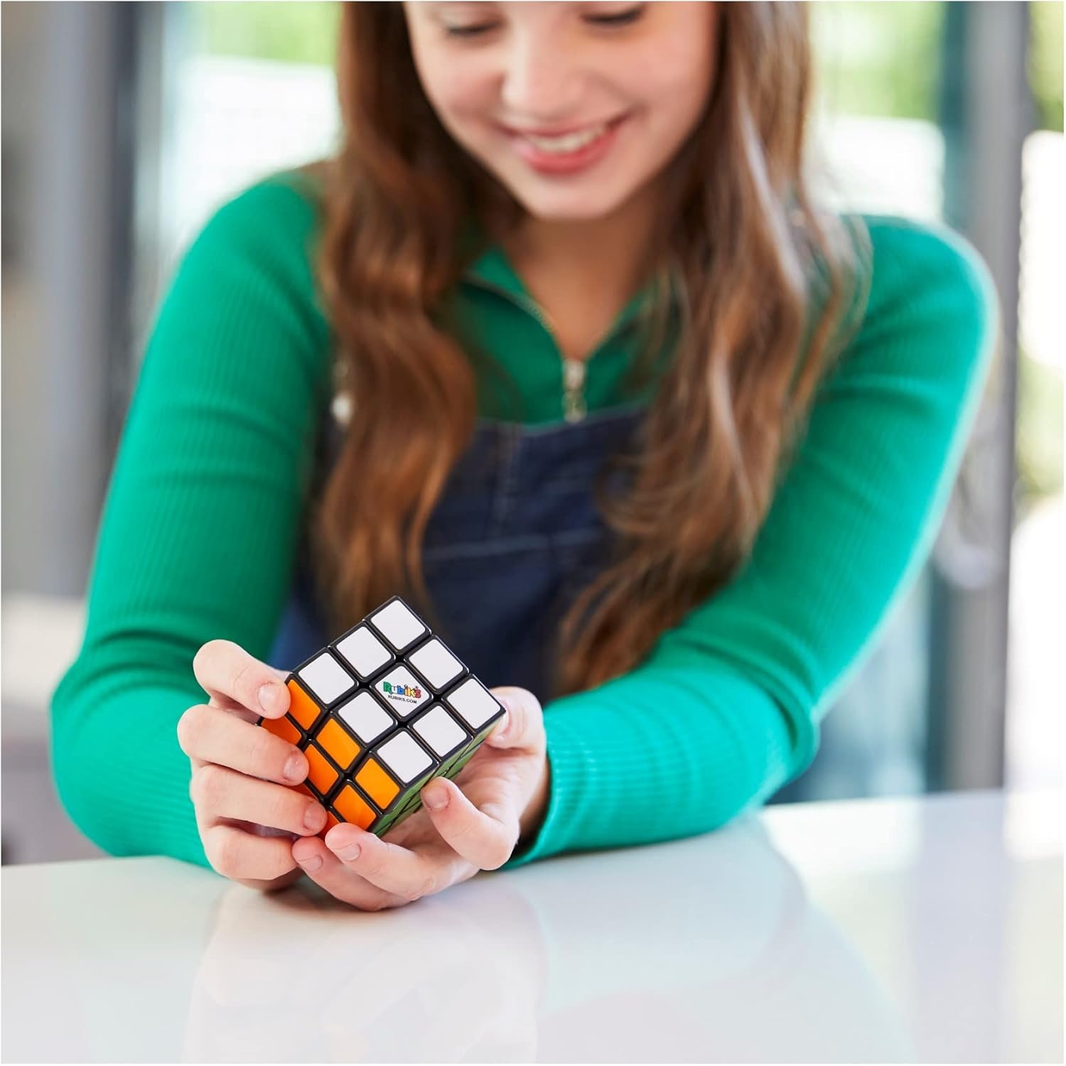 Rubik's Cube, The Original 3x3 Cube, Problem-Solving Brain Teaser, Color-Matching Puzzle, Fidget Toy, Sensory Puzzle, for Ages 8 & Up The Original Rubik's Cube 3x3