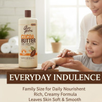 Queen Helene Cocoa Butter Hand and Body Lotion for Dry Skin | Deep Moisturizing Cocoa Butter Formula Softens and Smooths | 16 oz 16 Ounce (Pack of 1)