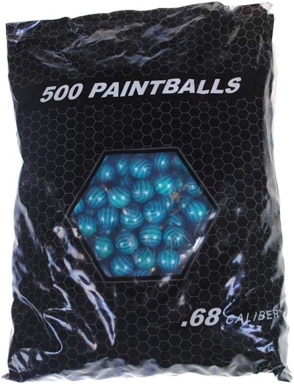 XBALL Certified Midnight Paintballs - Shell Varies - Aqua Fill (500 Count)