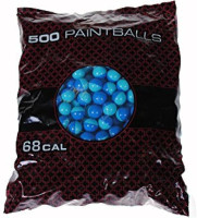XBALL Certified Midnight Paintballs - Shell Varies - Aqua Fill (500 Count)
