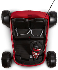 Radio Flyer Ultimate 24 Volt Electric Go-Kart for Kids Ages 3-8, 2-Seater, Red