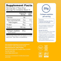 Vital Proteins Collagen Peptides Powder Vanilla - Supports Hair, Skin, Nails, Bones, Joints, Powder for Women Vanilla 14 Servings (Pack of 1)