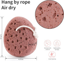 3 Pcs Bath Sponge for Women, Men, Teenager, Body Wash Sponges Loofah Body Scrubber, 3 Colors & Large Size Shower Pouf Cleaning Loofahs for Shower Exfoliating