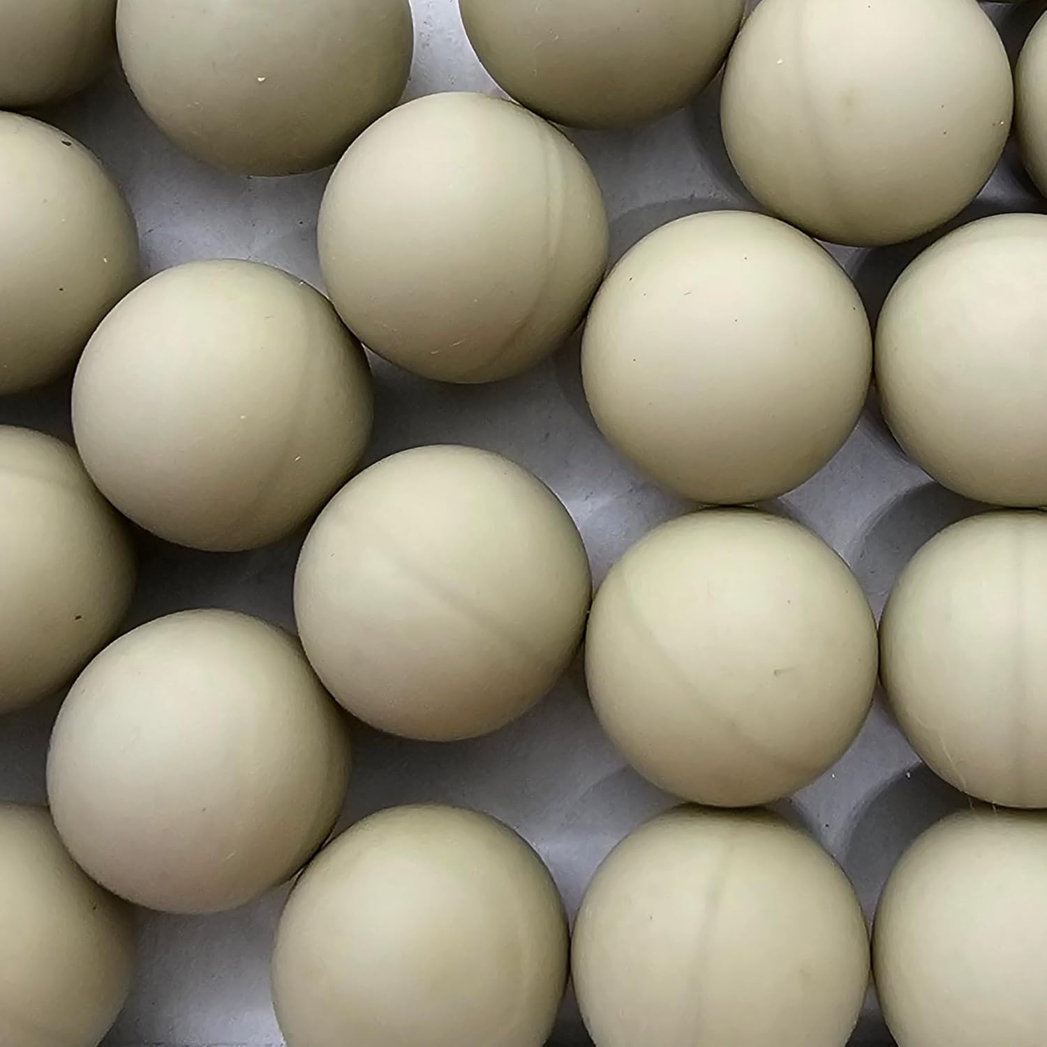 25 X Less Lethal .68 Cal Balls 11 Grams Metal Ball with Rubber Coating Paintballs Self Defense Less Lethal paintballs