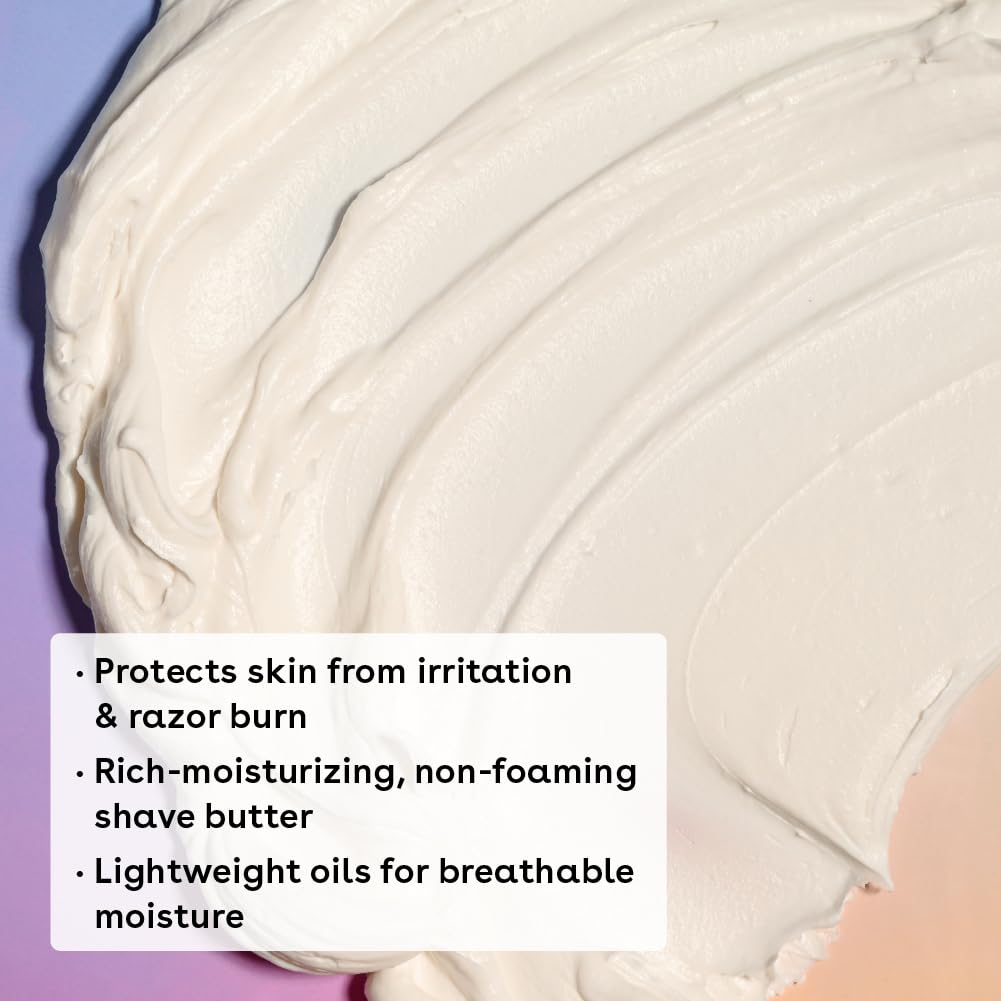 eos Cashmere Skin Collection Shave Butter- Vanilla Cashmere, Non-Foaming, Moisturizing, Prevents Razor Burn, Shave Cream for Women, eos Shave Cream, 7 fl oz 21 Ounce (Pack of 1)