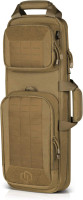Savior Equipment Urban Takedown Bag Backpack Survival Gun Transportation Case Sling Pack, Deluxe Carrying Handle, w/Shoulder Straps Included, Additional Storage Compartments Flat Dark Earth Tan 27