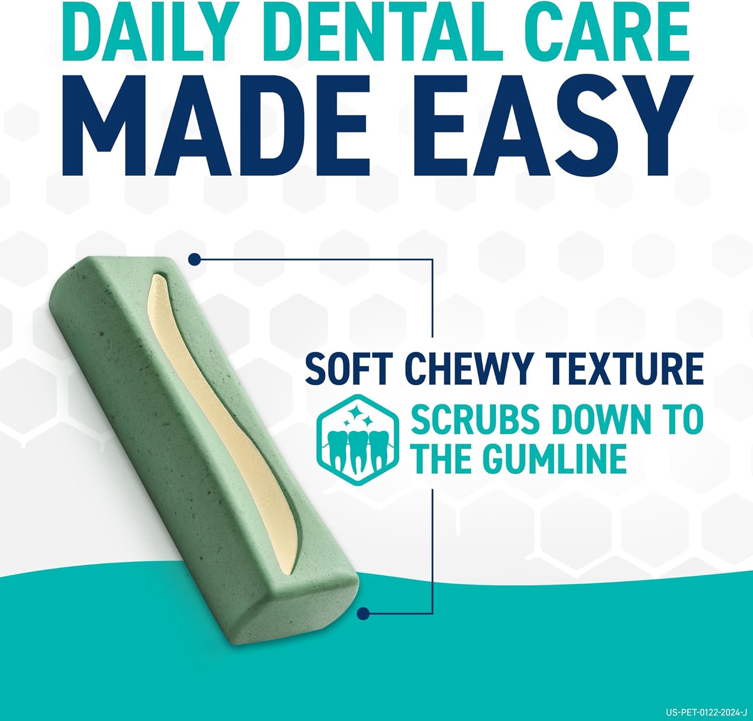 ORAVET Dental Chews for Dogs, Oral Care and Hygiene Chews (Medium Dogs, 25-50 lbs.) Purple Pouch, 30 Count 1.11 Ounce (Pack of 30)