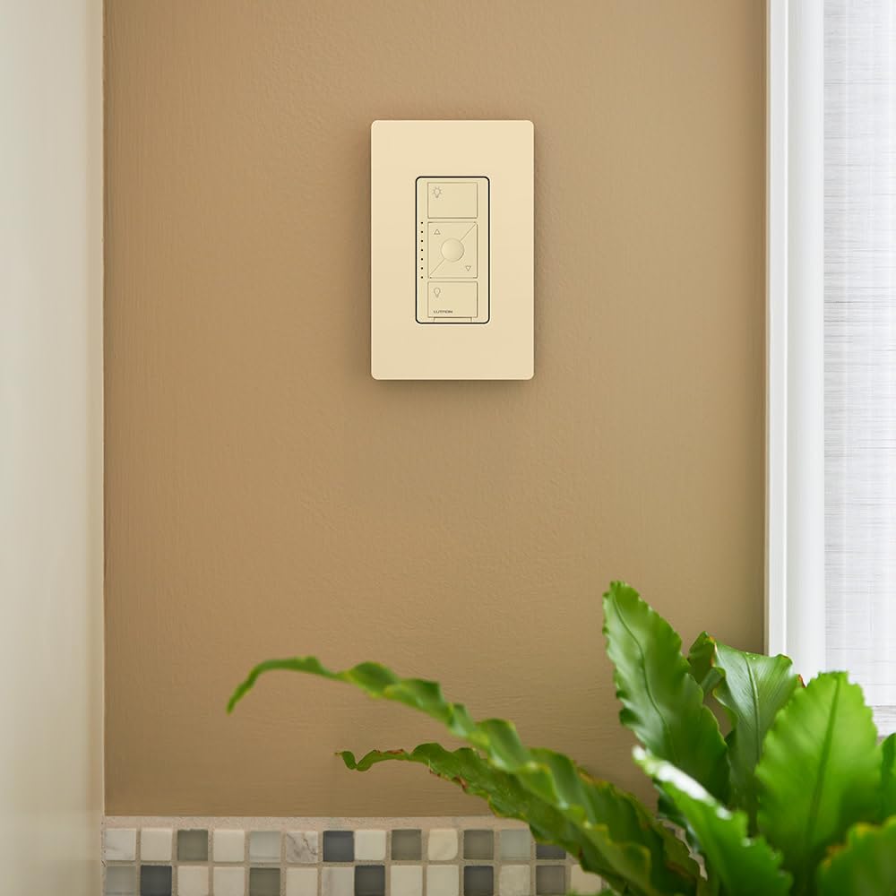 Lutron Caseta Original Smart Dimmer Switch ELV+ (Lutron Hub Required), 250W LED, Single-Pole/3-Way, Neutral Required, PD-5NE-WH, White White 1 Pack ELV Dimmer