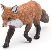 Papo -hand-painted - figurine -Wild animal kingdom - Fox -53020 -Collectible - For Children - Suitable for Boys and Girls- From 3 years old