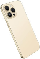 Dummy Fake Prop Phone Compatible with Phone 14 Pro Non-Working Store Display Phones Kids Pretend Play Phone That Look Real (14 Pro Gold Home Screen)