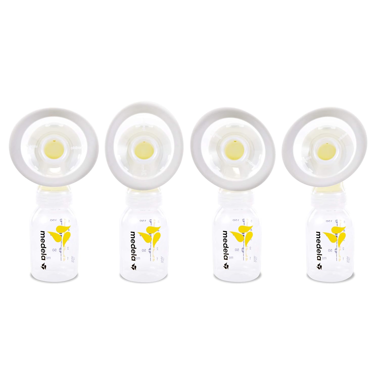 Medela Medela Breast Shields - PersonalFit Flex, 21mm Medela Breast Shield Shaped Around You for Comfortable and Efficient Pumping, Made Without BPA, Pack of 2 Breastshields, Clear, 21mm