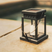 GIGALUMI 8 Pack Solar Hanging Lantern Outdoor, Candle Effect Light with Stakes for Garden, Patio, Lawn, Deck, Umbrella, Tent, Tree, Yard, Driveway-Warm White 8 Pack Constant Lights