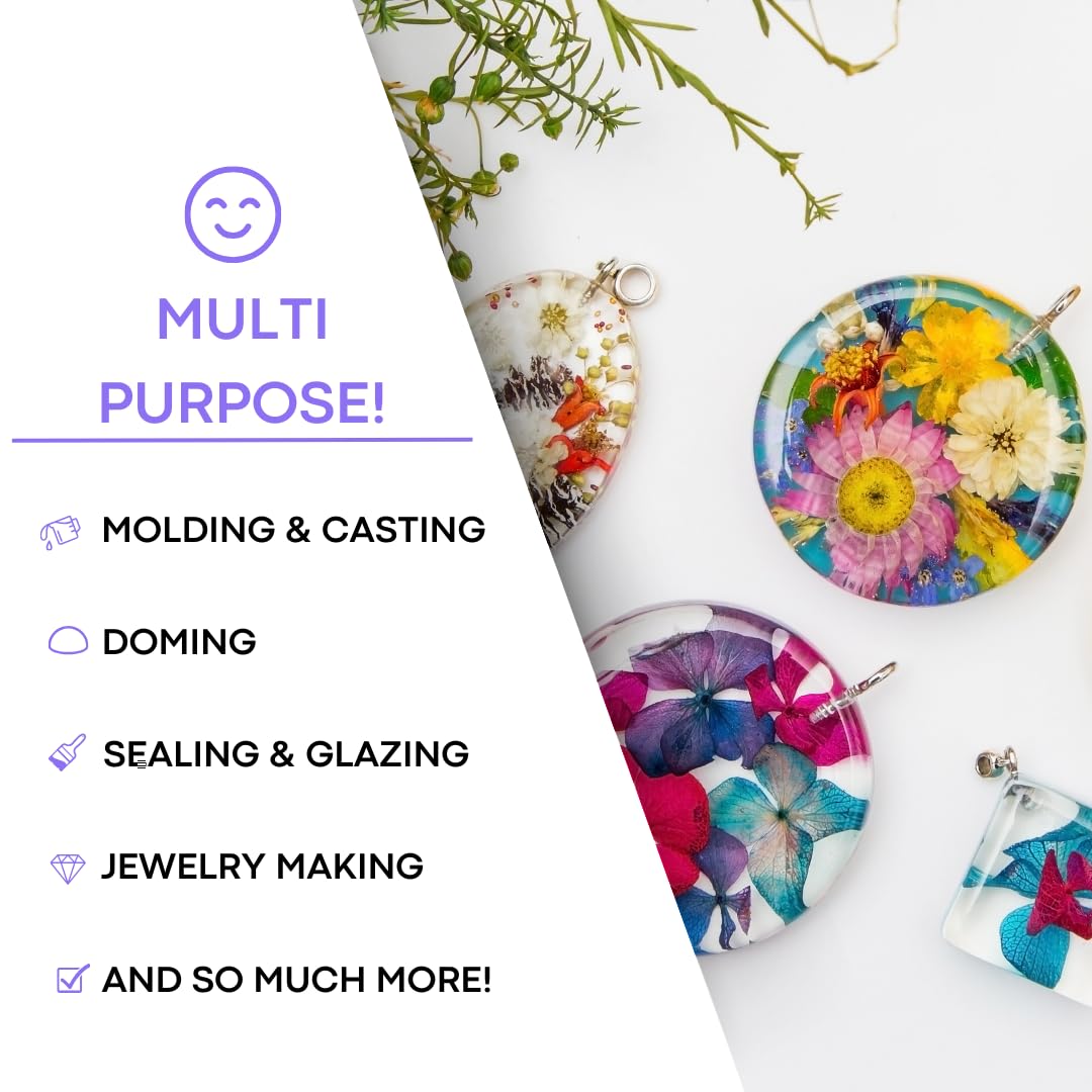 MR. RESIN UV Resin 500g Crystal Clear UV Epoxy Resin for Crafts, Jewelry Making, Keychains, Molds, Doming, Rock Painting - Fast Curing with UV Lamp, LED, and Sunlight 500 Grams 500 Gram Original