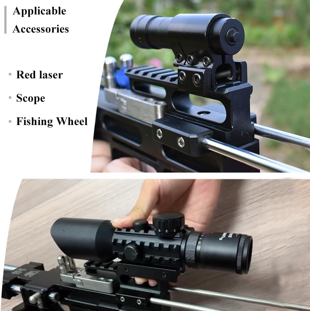 Piaoyu New Upgraded Version of Slingshot Hunting Powerful Catapult Mechanical Slingshot Rifle Portable Stretch Outdoor Long-Range Shooting Package1