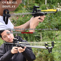 Piaoyu New Upgraded Version of Slingshot Hunting Powerful Catapult Mechanical Slingshot Rifle Portable Stretch Outdoor Long-Range Shooting Package1