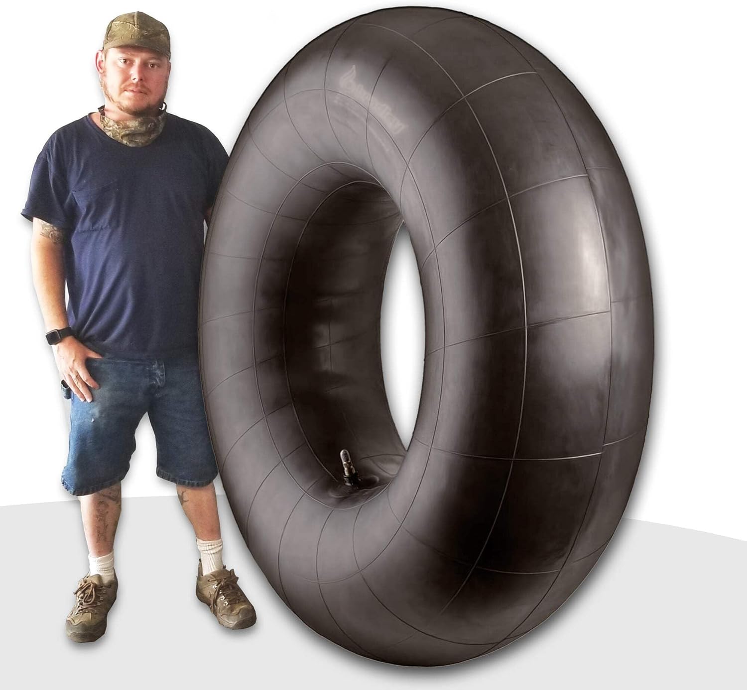 Bradley Heavy Duty Butyl Rubber Snow innertubes for Sledding; Inner Tubes for Pool Closing and for Floating on The River. Whitewater Inner Tube and Inflatable Inner Tube sled for Snow 48