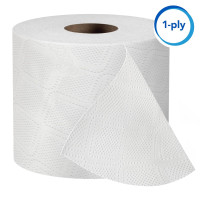 Scott® Professional Standard Roll Bathroom Tissue (05102), White, 80 Rolls/Case, 1,210 Sheets/Roll, 96,800 Sheets/Case