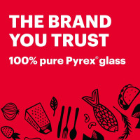Pyrex Prepware 1 Cup Measuring Cup, Clear w/ Red Measurements (6001074)