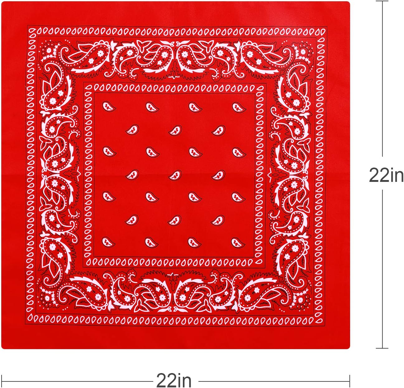 16pcs Bandanas Multi-Purpose Party Outdoor Favor Scarf Headband Handkerchiefs for Unisex Women Men Boy Girls