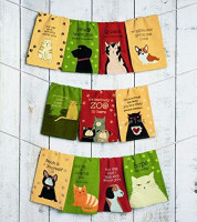 Primitives by Kathy Rustic Dish Towel, 28" x 28", I'll Be Watching You: Home & Kitchen