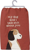 Primitives by Kathy Rustic Dish Towel, 28" x 28", I'll Be Watching You: Home & Kitchen