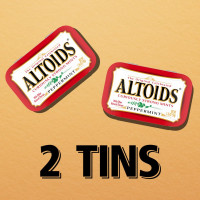 ALTOIDS Peppermint Mints, Peppermint Candy, 1.76 oz. Pack of 2