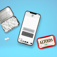 ALTOIDS Peppermint Mints, Peppermint Candy, 1.76 oz. Pack of 2