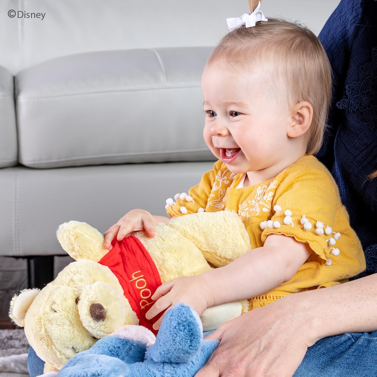 Kids Preferred Disney Baby Winnie the Pooh and Friends Stuffed Animal with Jingle and Crinkle, Pooh 12” 12 Inch (Pack of 1) Winnie the Pooh