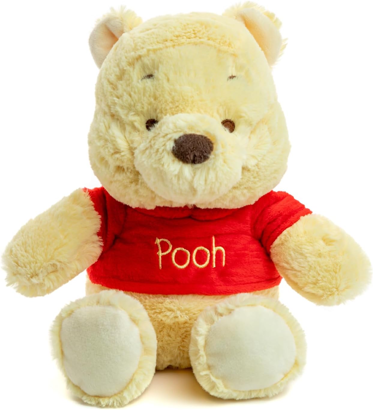 Kids Preferred Disney Baby Winnie the Pooh and Friends Stuffed Animal with Jingle and Crinkle, Pooh 12” 12 Inch (Pack of 1) Winnie the Pooh