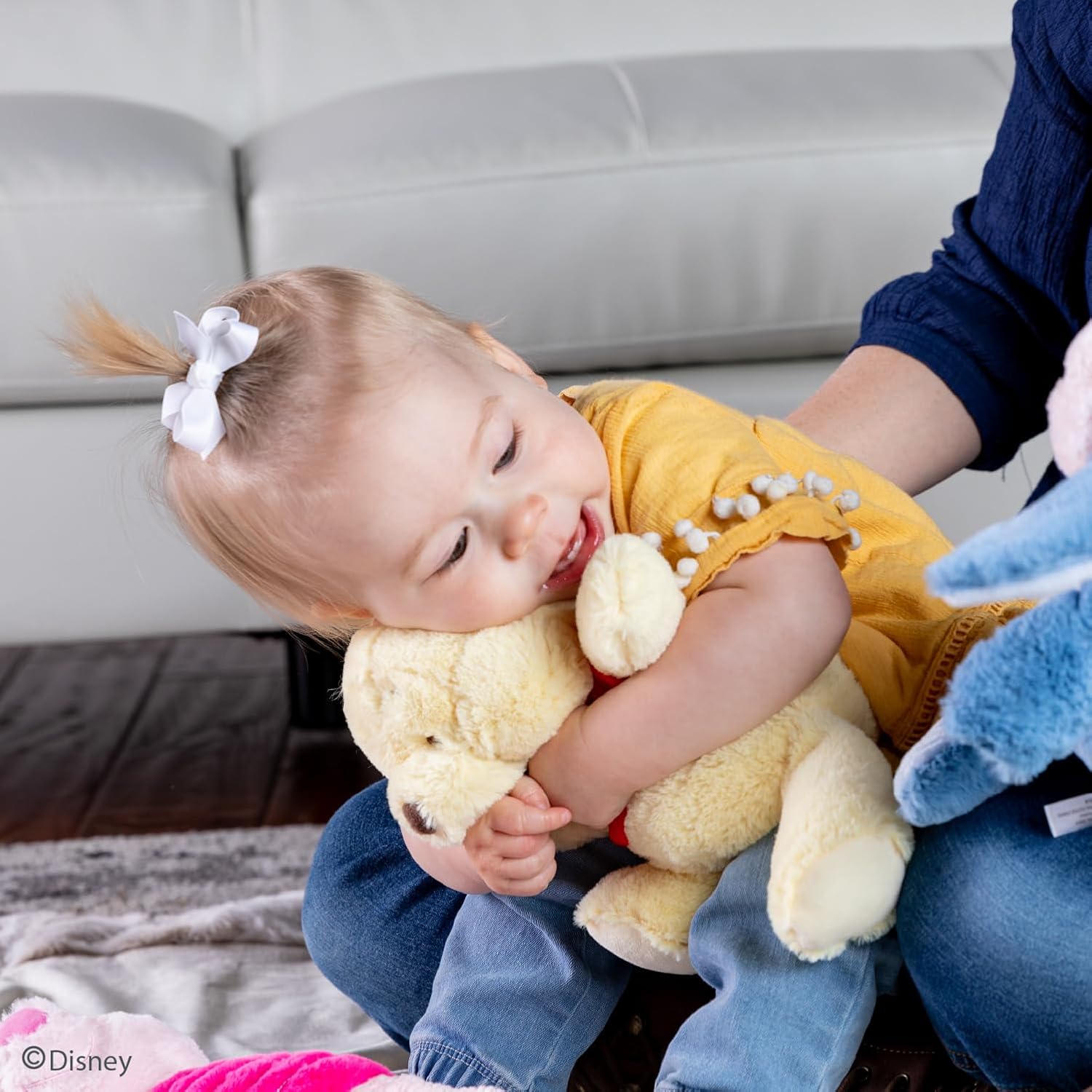 Kids Preferred Disney Baby Winnie the Pooh and Friends Stuffed Animal with Jingle and Crinkle, Pooh 12” 12 Inch (Pack of 1) Winnie the Pooh