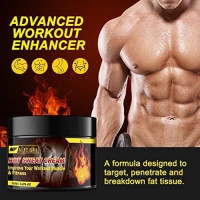 Hot Sweat Cream, Fat Burning Cream for Belly, Slim Shaping Workout Enhancer Gel for Women and Men, Tummy Slimming Cream &Cellulite Treatment for Thighs, Legs, Abdomen, Arms and Buttocks