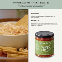 Harry & David Classic Recipe Pepper & Onion Relish (10 Ounces), Hot Dog Topping, Hamburger Relish, Condiment Staple 10 Ounce (Pack of 1)