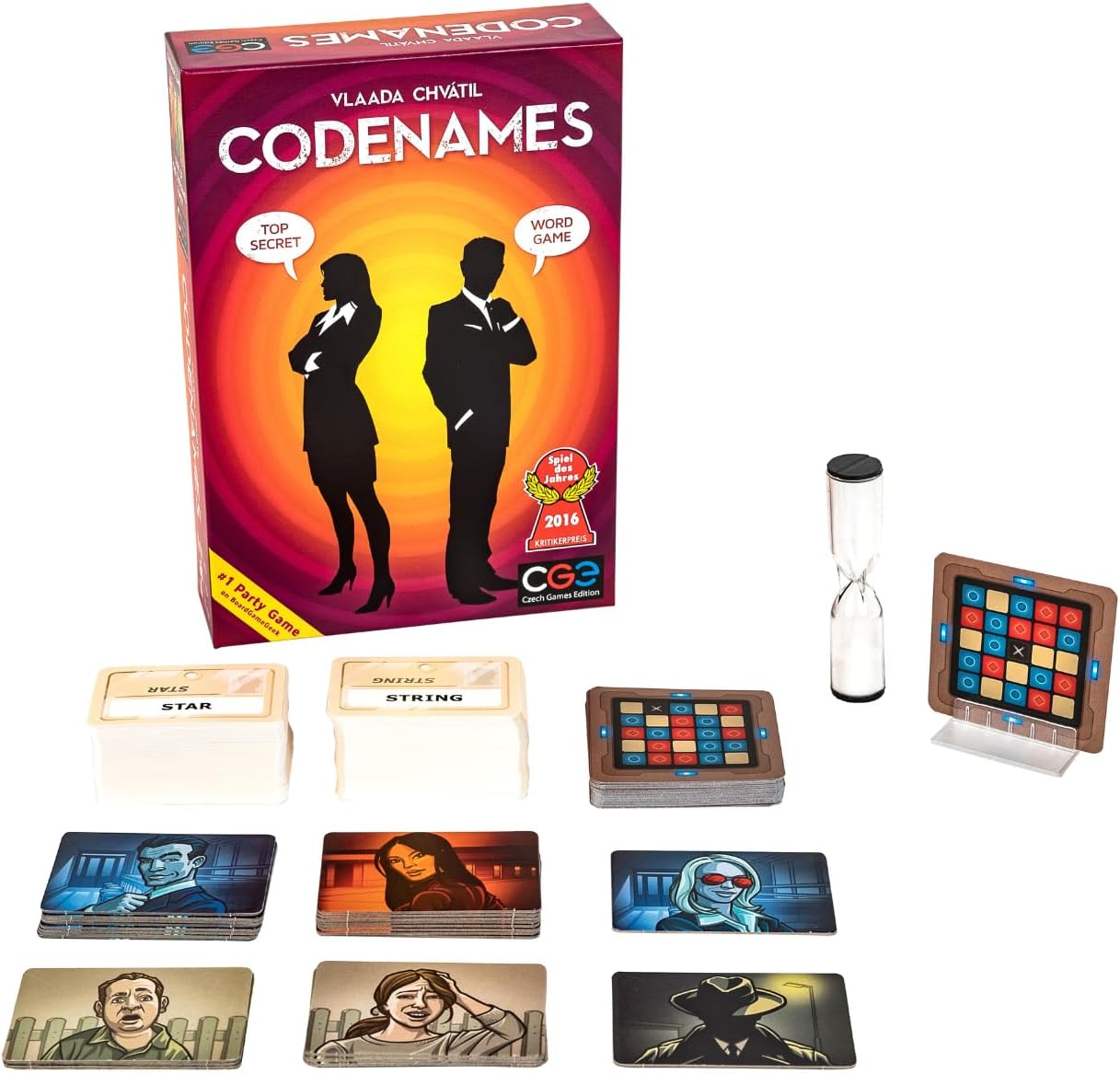 CGE Czech Games Edition Codenames Boardgame First Edition