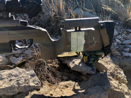 Tactical Rear Squeeze Bag, Shooting Rest, Rifle Rest, Long Range Shooting Rest, PRS Precision, Medium Barricade Bag, S2Delta Coyote Tan 1lb