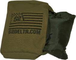 Tactical Rear Squeeze Bag, Shooting Rest, Rifle Rest, Long Range Shooting Rest, PRS Precision, Medium Barricade Bag, S2Delta Coyote Tan 1lb
