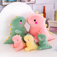 Cute Fat Dinosaur Plush Toys, Soft Stuffed Animals Toys Dolls, Dino Plushies, Cute Birthday Gifts for Kids Girls Boys (Green,8in) Green 8in