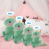 Cute Fat Dinosaur Plush Toys, Soft Stuffed Animals Toys Dolls, Dino Plushies, Cute Birthday Gifts for Kids Girls Boys (Green,8in) Green 8in
