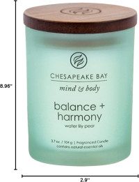 Chesapeake Bay Candle Peace + Tranquility, Balance + Harmony, Serenity + Calm Scented Candle Gift Set, Small Jar (3-Pack), Assorted Small Jar (3-Pack) Bundle 1