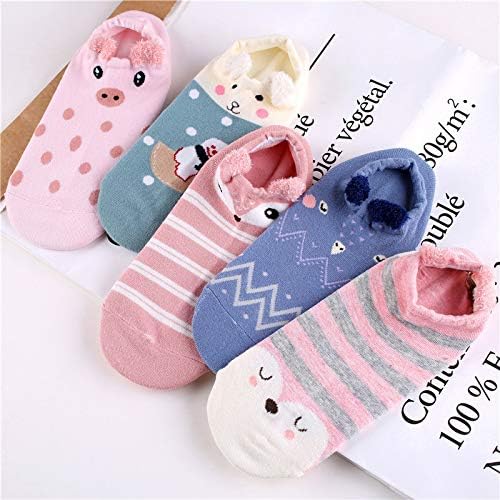 18 Pairs Novelty Animal Cotton Low Cut No Show Ankle Socks for Girls Women Boat Socks