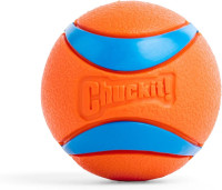 Chuckit! Ultra Ball Dog Toy, Medium (2.5 Inch Diameter) Pack of 1, for breeds 20-60 lbs Ultra Medium (1 Pack)