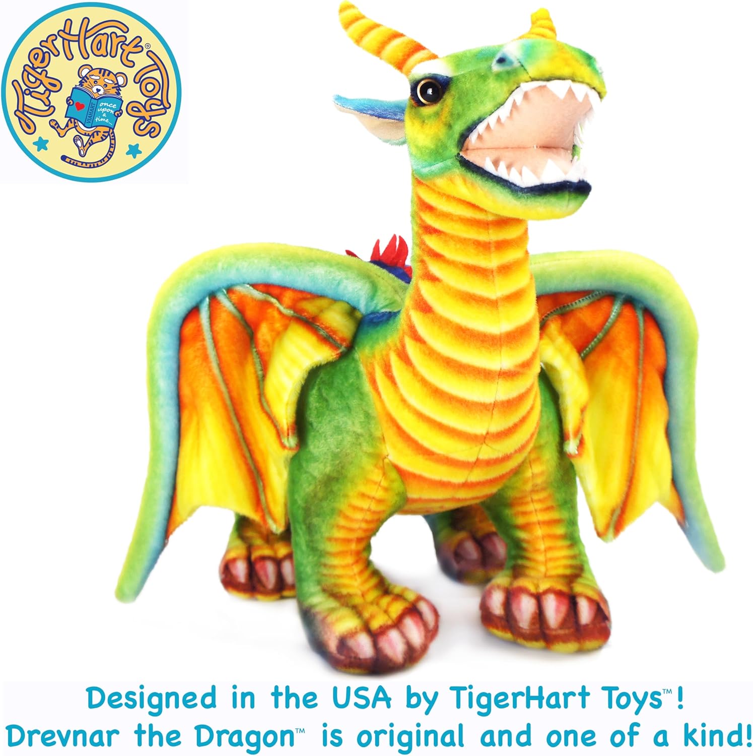 Drevnar The Dragon - 24 Inch Stuffed Animal Plush