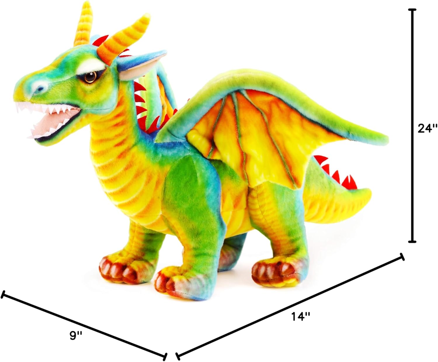 Drevnar The Dragon - 24 Inch Stuffed Animal Plush