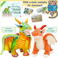 Drevnar The Dragon - 24 Inch Stuffed Animal Plush