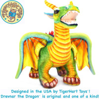 Drevnar The Dragon - 24 Inch Stuffed Animal Plush