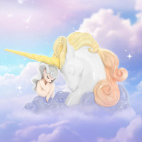52TOYS Candybox Sleep Dreamland Elves 1PC, Collectible Toy Kawaii Creative Gift Room Decor Desktop Decoration 3.3 Inch, Gift for Birthday Party