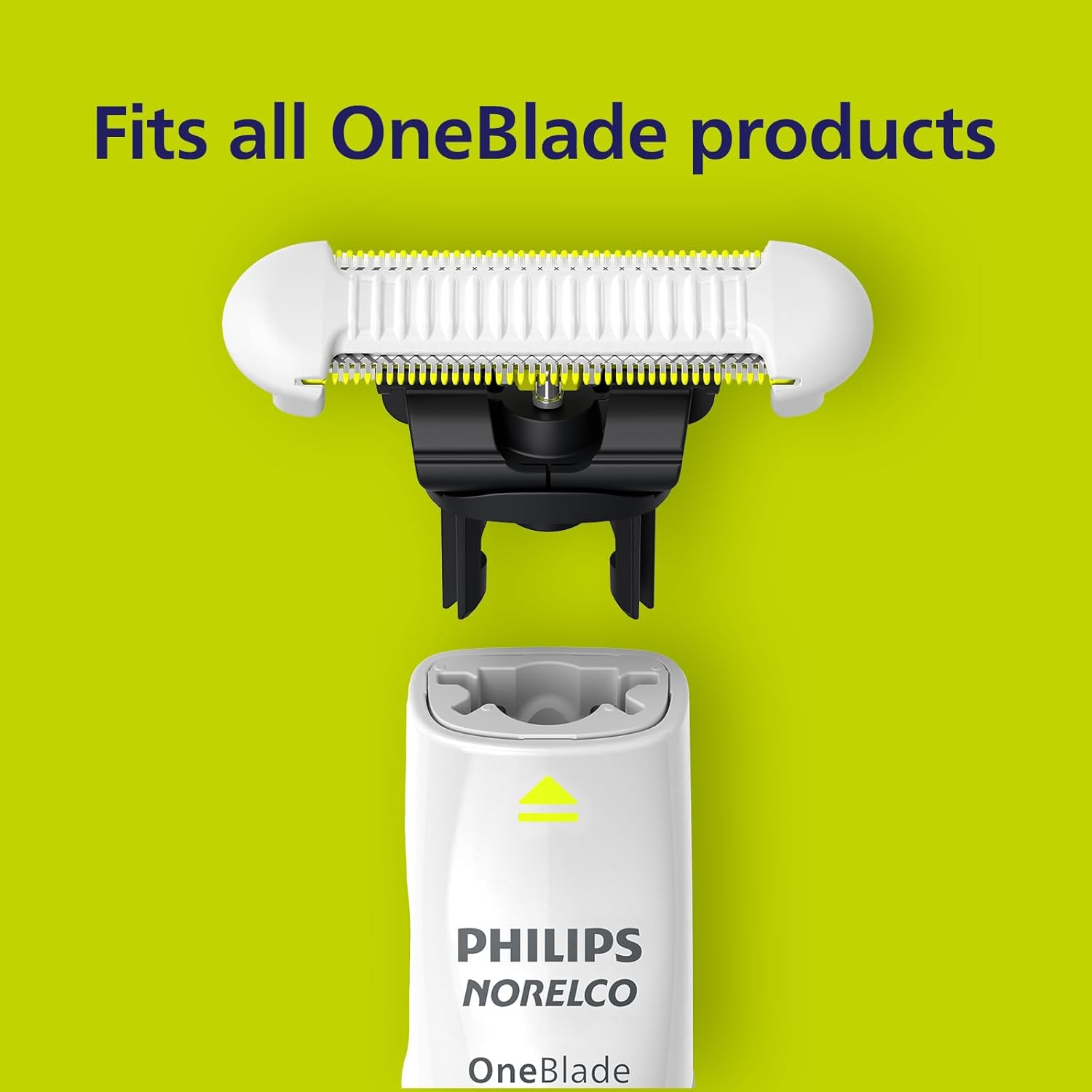 Philips Norelco OneBlade Skin Protect Replacement Blade, for OneBlade Electric Shaver and Trimmer, Durable Stainless Steel, Trim and Shave with Extra Skin Protection, 2 Count, QP229/80 1 Count (Pack of 2)