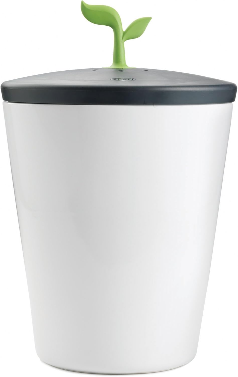 Chef'n 401-420-120 EcoCrock Counter Compost Bin Black and White 3.3 liter 1 Ceramic Compost Bin