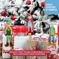 Elf Mates 3-Pack with Storybook – Authentic, Original, Trusted Christmas Elf for Kids | Official The Elf on The Shelf Santaverse Product. Includes 3 Elves! Special Edition with Book