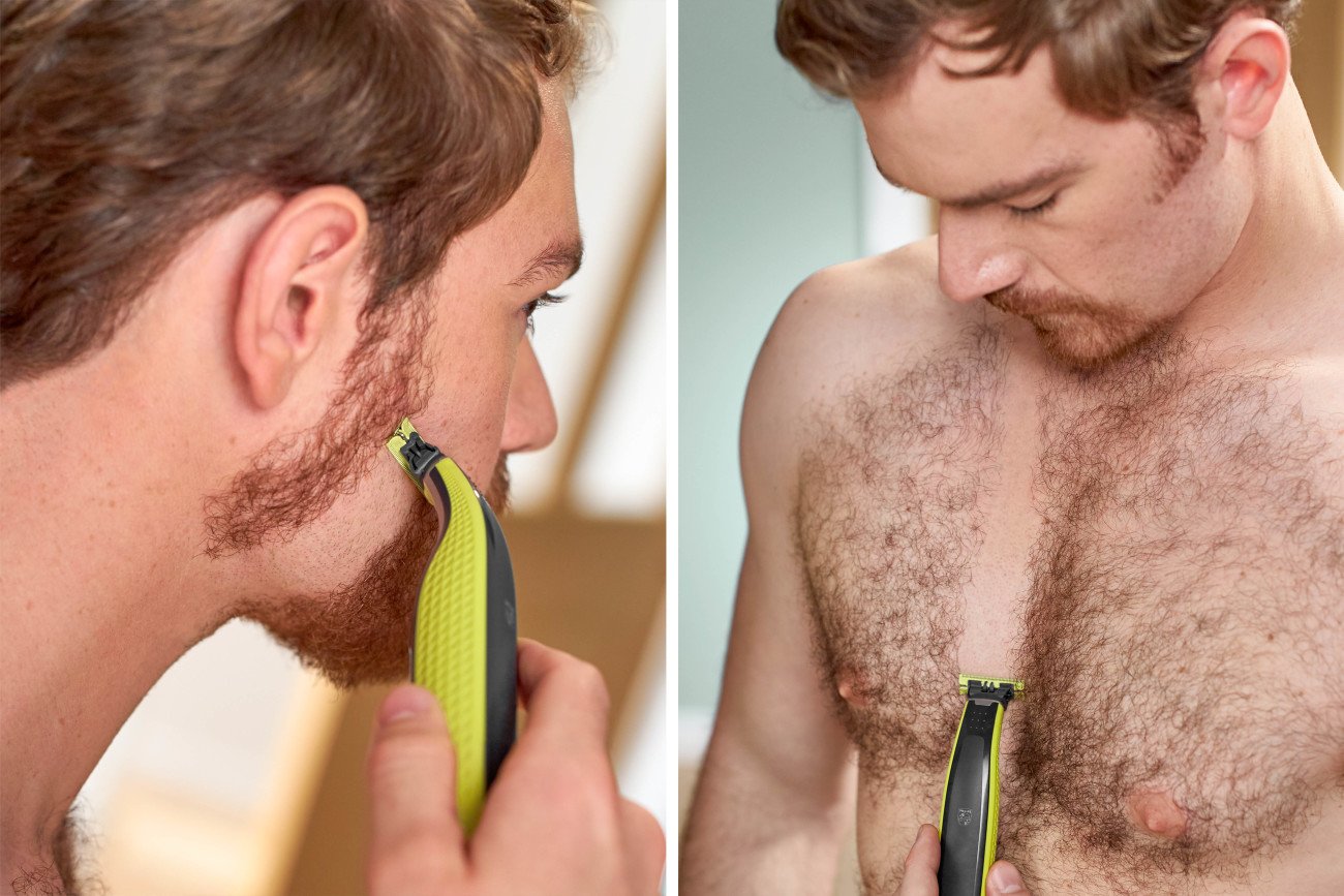 Philips Norelco OneBlade Face + Body Bonus Pack with FREE Blade, QP2630/72